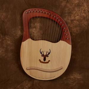 Lyre Harp - 19 Cordes Élément de vent original <span class=keywords><strong>classique</strong></span> Simple à apprendre Portable 7 notes Niche Lyre-style Musical <span class=keywords><strong>Violon</strong></span> - Product Image 3
