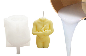 Silicone liquide RTV-2 en gros pour moules à bougies, silicone à bonne résistance à la <span class=keywords><strong>d</strong></span>échirure pour l'artisanat de bougies et l'utilisation en usine - Product Image 3