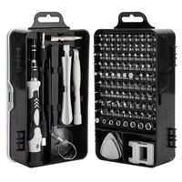 Kit de tournevis de précision 115 pièces, magnétique, pour réparation d'ordinateurs et de téléphones, avec tige télescopique pour iPhone, Switch, ordinateur portable