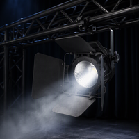 Projecteur LED COB 200W avec zoom, lumière de scène DMX512 pour théâtre, mariage, DJ, fête, boîte de nuit