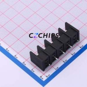 MX35C-8.25-05P-BK01-Cu-S-A Barrier Terminal Block Through hole,P=8.25mm Connector Two Sides 8.25mm 1x5P Straight Pin - Product Image 2