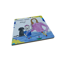 Livre cartonné pour enfants personnalisé de haute qualité, écologique, avec reliure parfaite, couverture rigide et impression sur papier d'art sur demande