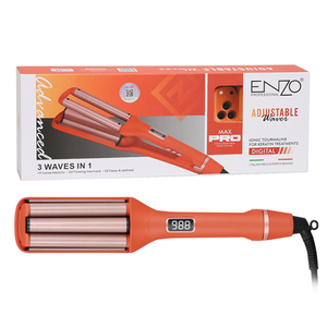 <span class=keywords><strong>Fer</strong></span> à friser ENZO Deep Wave 19MM 22mm 25MM, <span class=keywords><strong>fer</strong></span> à friser à trois tubes, <span class=keywords><strong>fer</strong></span> à friser professionnel pour salon, baguette à friser en céramique - Product Image 5