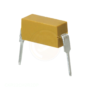 Керамический конденсатор CAP CER 2.2pF 200V C0H 2-DIP 2-DIP CKR22CH2R2DP <span class=keywords><strong>2.2</strong></span> пФ, монтаж сквозным отверстием - Product Image 1