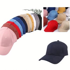 Casquette de baseball unie en coton 100% à 6 panneaux avec broderie 3D et boucle métallique – Vente en gros, idéale pour la promotion - Product Image 1