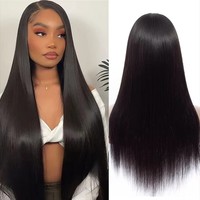 Prothèse capillaire frontale complète 13x6 en cheveux naturels bruts haute définition, Remy du Vietnam, épaisseur 250, sans adhésif, soyeuse, unité capillaire en cheveux vierges brésiliens