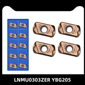 Lnmu cao thức ăn phay chèn LNMU0303ZER-MJ Carbide cắt công cụ chuyển công cụ bởi MJ - Product Image 6