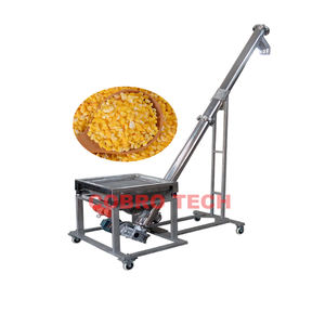 Trémie vibrante tarière inclinée gravier ciment trémie spirale lame flexible convoyeur à vis pour granulés - Product Image 5