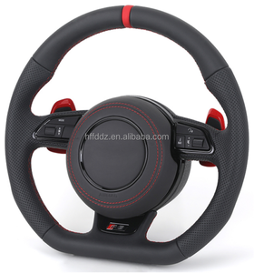 Accessoires de voiture personnalisés Volant noir brillant pour <span class=keywords><strong>Audi</strong></span> A6 A7 A8 S6 S7 S8 C8 2018 2019 2020 2021 <span class=keywords><strong>2022</strong></span> 2023 - Product Image 6