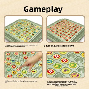Jeu de société multijoueur en plastique à mémoire de forme, best-seller transfrontalier, jouet de combat Match-3 pour enfants de 4 à 6 ans - Product Image 3