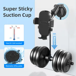 Hot Selling Products 2023 Suction Cup Mobile Phone Stand Holder Universal Adjustable Dashboard Car Mount Cell Phone Holder