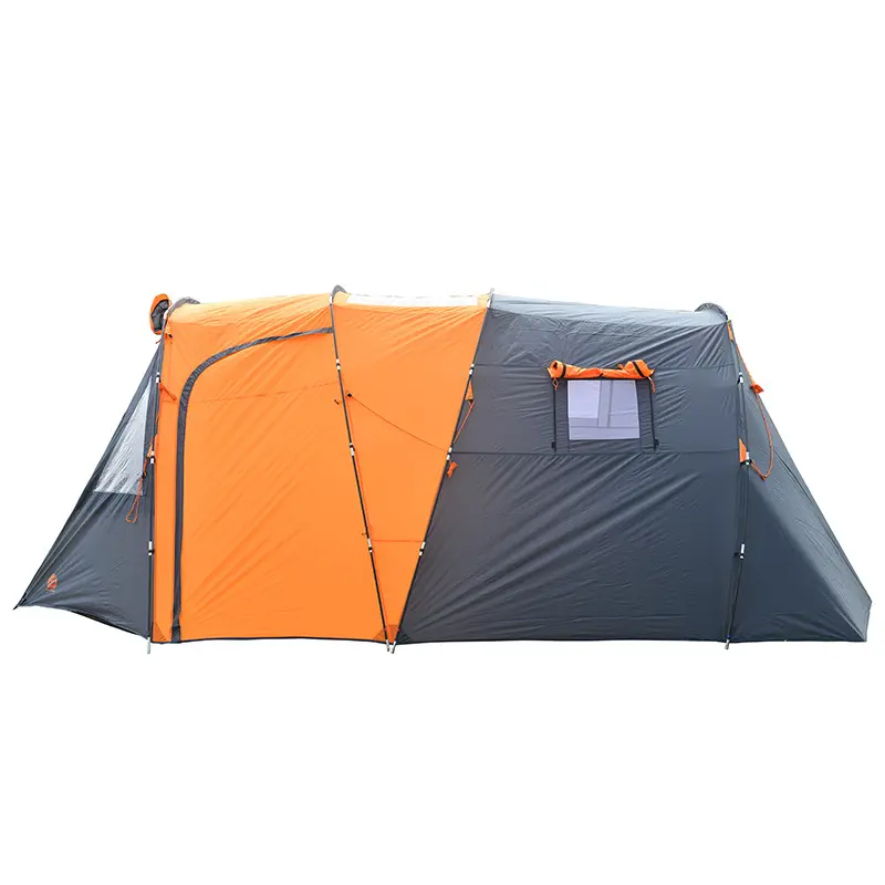6 người 15 mét vuông Lều cắm trại lớn 2 phòng riêng biệt 6 người Gia Đình Du Lịch Ngoài Trời LỀU TRẠI 2 lớp