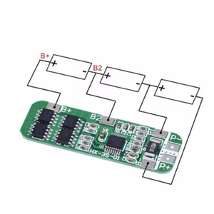 3S 12V 18650 10A BMS เครื่องชาร์จแบตเตอรี่ลิเธียมไอออนแผงวงจรป้องกันแบตเตอรี่ 10.8V 11.1V 12.6V ไฟฟ้าสีฟ้าสีเขียวแบตเตอรี่ - Product Image 4