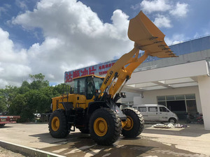 Chargeuse articulée SDLG LG956L de chargement de 5 tonnes en Chine Chargeur sur pneus d'usine de fabricant pour chantier de construction - Product Image 3
