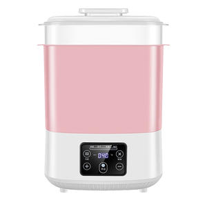 Stérilisateur de biberons Xb 3118 avec sécheuse 2 en 1, stérilisateur à vapeur automatique pour usage domestique, rose, blanc, vert - Product Image 2