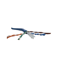 Cable de Red Ethernet UTP Cat5e Cat6 Cat6a, Cable Lan de Alta Calidad al por Mayor, 24AWG OFC, Conductor de Cobre Puro