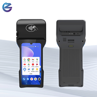 Terminal mobile POS capacitif 80 mm 6,26 pouces, écran tactile portable, POS mobile Android avec imprimante thermique