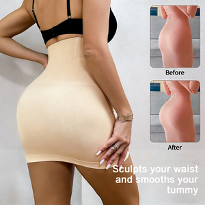 Pantalones Moldeadores para <span class=keywords><strong>Mujer</strong></span>, Tejido de Jersey, Fijación de Acero, Alta Elasticidad, Tejido Poroso, Moldea la Cintura y el Abdomen, Realza las Curvas, Ajustado, Mediano - Product Image 2
