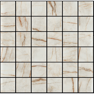 Mosaïque 50x50 mate Niza en verre recyclé écologique pour salle de bain, fabriquée en Espagne, qualité supérieure, 100% mosaïques en verre recyclé - Product Image 1