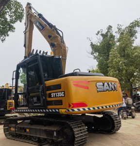 รถขุดตีนตะขาบ Sany SY135C มือสอง เครื่องจักรก่อสร้าง รถขุด Sany 135 ราคาถูกสำหรับขาย - Product Image 2