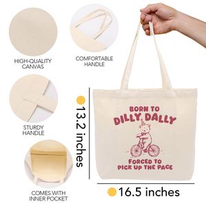 Bolsa de Tela de Algodón Reciclable de Alta Calidad, Personalizable con Logotipo, Color Rosa, para Uso Promocional, Impresión Serigráfica - Product Image 2