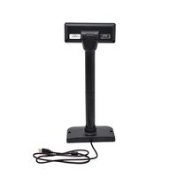 Pantalla para Cliente VFD2027-1 para Punto de Venta, Pantalla Azul-Verde de 20x2, RS-232/USB, 11 Modos de Comando, Multi-Idioma, Giratoria 355°