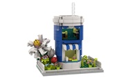 Ensemble de blocs de construction MOC en plastique personnalisés sur le thème des cafés, pour événements promotionnels, cadeaux de collection et cadeaux de festival