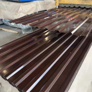 Paneles de techo de chapa de acero galvanizado PPGI de alta resistencia Espesor 0,3mm 0,35mm 0,5mm Paneles de techo corrugado galvanizado - Product Image 2