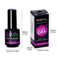 Vernis Gel UV Réfléchissant Disco 12 Couleurs 15ml Non Toxique Écologique Longue Durée Super Flash Diamant Arc-en-ciel Soak-Off pour Nail Art