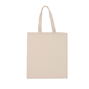 Sac fourre-tout en toile KG avec impression de logo personnalisé, sac de shopping en coton, design vertical, utilisation promotionnelle - Product Image 1