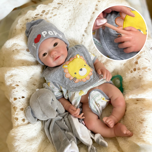 Muñeca Reborn Realista de 18 Pulgadas, Cuerpo Completo de Silicona Suave, Juguete de Bebé Recién Nacido con Aspecto <span class=keywords><strong>Real</strong></span> - Product Image 1