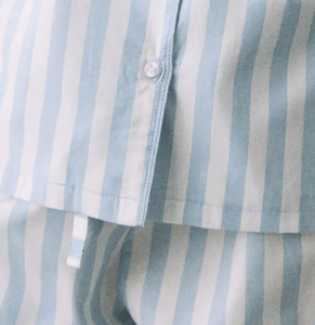 Conjunto <span class=keywords><strong>de</strong></span> Pijama a Rayas para Mujer, Top <span class=keywords><strong>de</strong></span> Manga Larga Suave, Pantalones con Cordón, Ropa <span class=keywords><strong>de</strong></span> Dormir <span class=keywords><strong>de</strong></span> Algodón para Mujer, Transpirable, para <span class=keywords><strong>Otoño</strong></span> y Primavera - Product Image 3