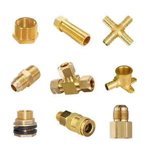 3/4 Inch Straight Coupling PEX 3/4" Lead Free Brass Barb Crimp Pipe Fitting/Fittings