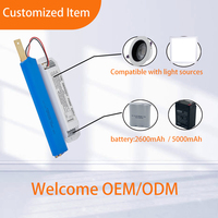 Kit de conversion d'alimentation d'urgence 3-20W, autonomie 2-3 heures, avec batterie de secours