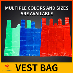 Sacs en plastique pour T-shirts, fournisseurs chinois, sacs en plastique biodégradables pour produits frais, pour le marché africain - Product Image 3