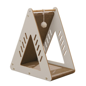 Vertical <b>Cat</b> Scratching <b>Post</b> Large Size L Shaped Corrugated Cardboard Wear Resistant Anti <b>Scratch</b> <b>Cat</b> Toy - Product Image 5