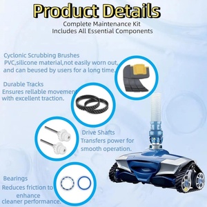 El kit de limpieza de piscinas R0525100 es compatible con los limpiadores de piscinas MX8/MX6 - Product Image 4