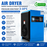 Point de rosée sous pression 2-10 ° Sécheur d'air réfrigéré à haute température refroidi par air, contrôle rapide du point de rosée pour systèmes d'air chaud