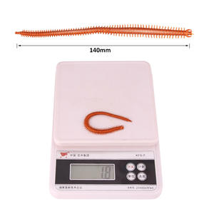 Leurre souple artificiel Kai Feng Centipède 140mm 1.8g flottant pour la pêche au fond en eau douce - Product Image 1