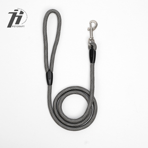Correa de nailon para perro mascota ajustable duradera 2 en 1 cuerda de tracción correas para caminar para mascotas con asa - Product Image 3