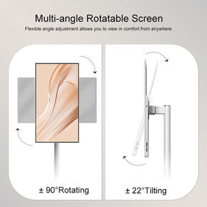 21.5 inch đứng mỏng màn hình Android tương tác màn hình cảm ứng <span class=keywords><strong>Battery</strong></span> <span class=keywords><strong>Powered</strong></span> tiltable TV thông minh cho phòng khách - Product Image 2