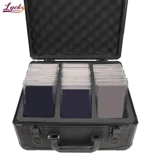 Lucky Graded Card Case 120 BGS SGC Graded Card Storage Box Aluminum Sport Cards Case Collection Storage