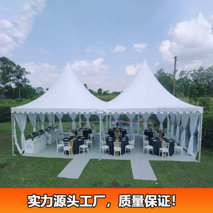 Carpa Cuadrada de Tela Oxford para Ferias Comerciales de 3-10m, Pabellón Impermeable para Exposiciones al Aire Libre, Uso en Todas las Estaciones - Product Image 3