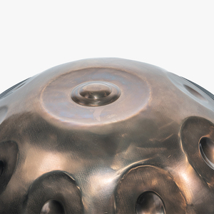 כלי נגינה מקצועי ריפוי מותאם אישית, מראה ברונזה זהב טהור בעבודת יד מלוטש ביד 10 תווים - Product Image 6