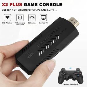 Cadeau de Noël X2 Game Stick 4K Output Retro Classic Gaming Consoles Family TV Video Game Consoles Classic HD 64GB 20000+ Jeux - Product Image 3