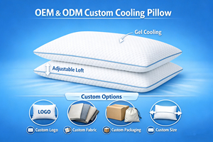 Oreiller en mousse à mémoire <span class=keywords><strong>de</strong></span> forme déchiquetée, rafraîchissant et respirant, pour dormeurs sur le côté, le dos ou le ventre, OEM/ODM - Product Image 6