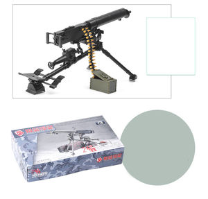 Modèle miniature en plastique à collectionner 1:6 pistolet créatif <span class=keywords><strong>mitrailleuse</strong></span> lourde de <span class=keywords><strong>Maxim</strong></span>'s jouets de décoration militaire - Product Image 6