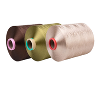 Fil de polyester DTY 150d 144f teint en masse WELONG de haute qualité, fil 100% polyester HIM pour le tricot