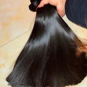Paquetes de cabello camboyano crudo de doble dibujado Proveedor sin procesar Venta al por mayor Cabello humano Cutícula virgen cruda Cabello alineado - Product Image 3