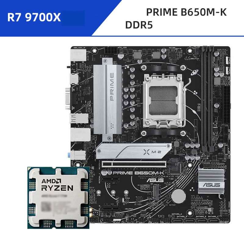 Ryzen 7 9700X + ASUS PRIME B650M-K D5